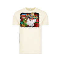 Vintage Arctic Santa Claus Spanish Christmas Vintage Tee - Jasminsmagicworld