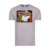 Vintage Zinc Santa Claus Spanish Christmas Vintage Tee - Jasminsmagicworld