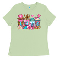 Matcha valentine's day coffee cups Ladies Tee - Zillion Design Studio