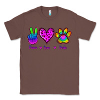 Chestnut Peace Love Pride Classic Tee - Jasminsmagicworld