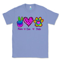 Colony Blue Peace Love Pride Classic Tee - Jasminsmagicworld