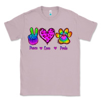 Lilac Peace Love Pride Classic Tee - Jasminsmagicworld