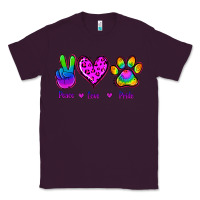 Plum Peace Love Pride Classic Tee - Jasminsmagicworld