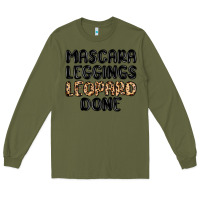 Army Green mascara leopard done Long Sleeve Tee - MaliasSmallBusiness