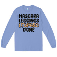 Colony Blue mascara leopard done Long Sleeve Tee - MaliasSmallBusiness