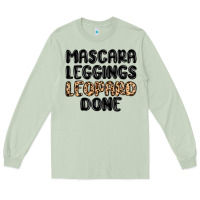 Matcha mascara leopard done Long Sleeve Tee - MaliasSmallBusiness