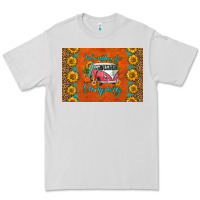 Dove Grey i'd rather be camping skinny metal can holder Premium Tee - HRA Design Shop