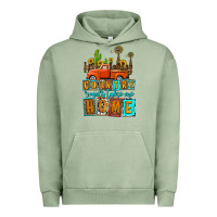 Pigment Oil Green country roads take me home olivia Urban Hoodie - OliviaCreatesArt
