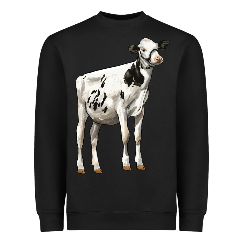 Holstein Heifer Heavyweight Sweatshirt by LillyAllenDesigns | Teevron