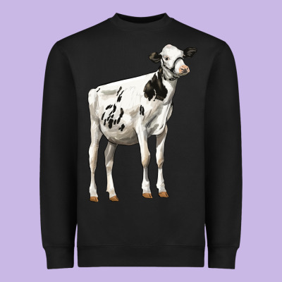 Holstein Heifer Heavyweight Sweatshirt Designed By Lillyallendesigns