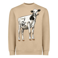Mushroom Holstein Heifer Heavyweight Sweatshirt - LillyAllenDesigns