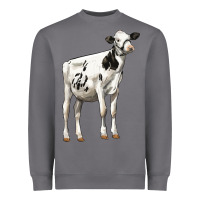 Storm Holstein Heifer Heavyweight Sweatshirt - LillyAllenDesigns