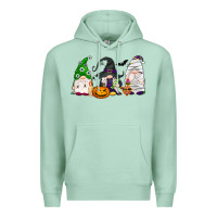 Seafoam Halloween gnomes Premium Hoodie - NancyCooperArtShop