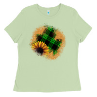 Matcha sunflower christmas patch Ladies Tee - JahusDesignShop