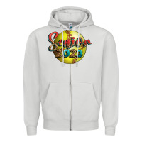 Dove Grey softball senior 2023 Zipper Hoodie - BundleAndBundleShop