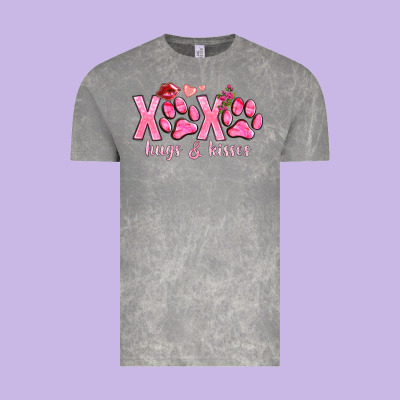 Xoxo Hugs And Kisses Paws Vintage Tee Designed By Nancycooperartshop