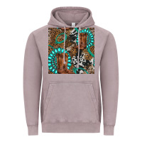 Vintage Zinc cowboy boot and gemstone Vintage Hoodie - BundleAndBundleShop