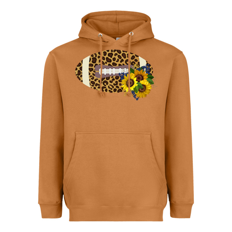 Leopard Print Footbal Heavyweight Hoodie by Bettercallsaul | Teevron
