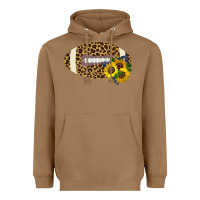 Toasted Coconut Leopard Print Footbal Heavyweight Hoodie - Bettercallsaul