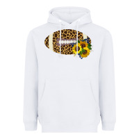 White Leopard Print Footbal Heavyweight Hoodie - Bettercallsaul