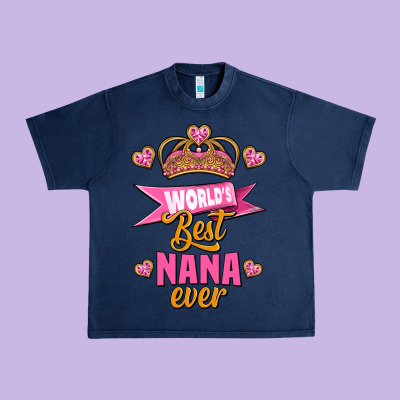 World's Best Nana Ever Urban Heavy Tee Designed By Jasminsmagicworld