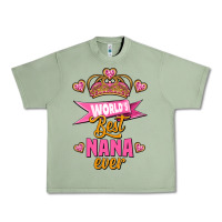 Oil Green world's best nana ever Urban Heavy Tee - Jasminsmagicworld
