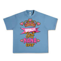 Pebble Blue world's best nana ever Urban Heavy Tee - Jasminsmagicworld