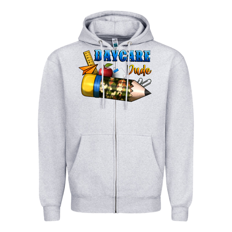 Daycare Dude Zipper Hoodie by BundleAndBundleShop | Teevron