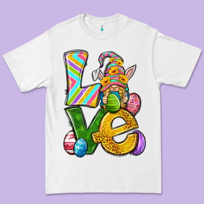 Love Gnome Easter Premium Tee Designed By Neo Western