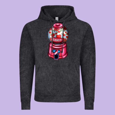 Love And Candy Machine Vintage Hoodie Designed By Adodesignshop