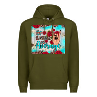 Army Green be savage not average Premium Hoodie - JahusDesignShop