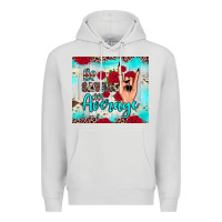 Dove Grey be savage not average Premium Hoodie - JahusDesignShop