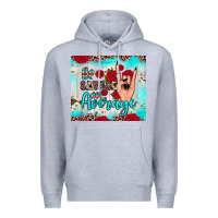 Heather Grey be savage not average Premium Hoodie - JahusDesignShop