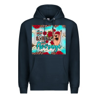 Navy be savage not average Premium Hoodie - JahusDesignShop