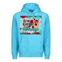 Ocean Blue be savage not average Premium Hoodie - JahusDesignShop