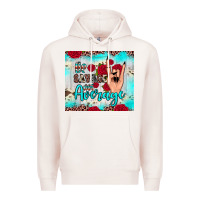 Pale Pink be savage not average Premium Hoodie - JahusDesignShop