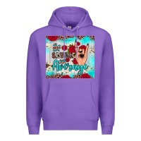 Purple be savage not average Premium Hoodie - JahusDesignShop