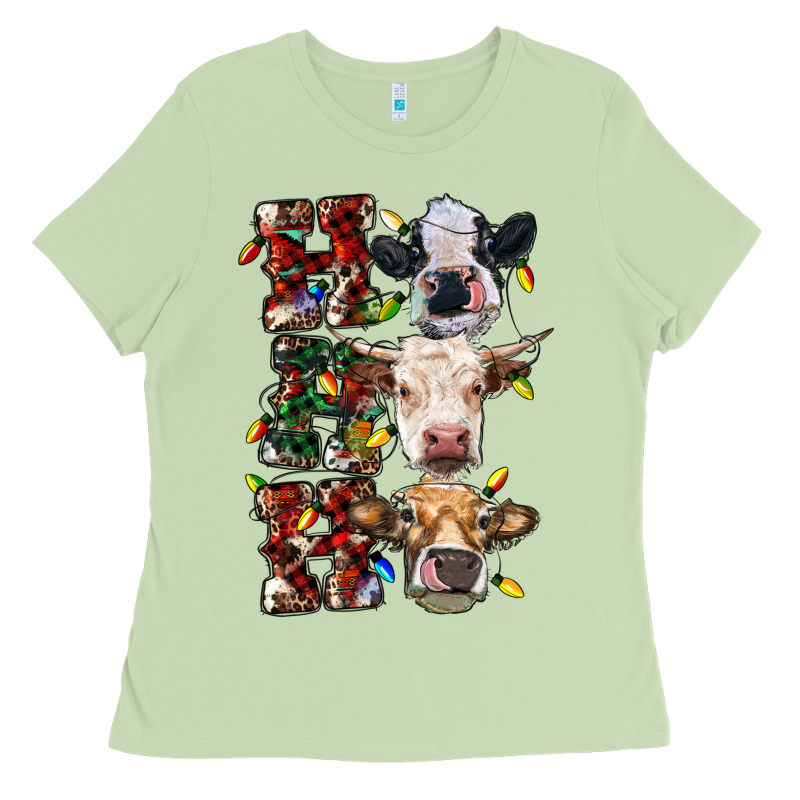 Hohoho Cows Ladies Tee by RanaPortraitStore | Teevron