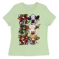 Matcha hohoho cows Ladies Tee - RanaPortraitStore