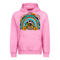 Fuchsia Pink easter rainbow olivia Urban Hoodie - OliviaCreatesArt