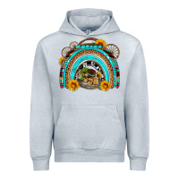 Heather Grey easter rainbow olivia Urban Hoodie - OliviaCreatesArt