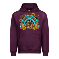 Mauve Wine easter rainbow olivia Urban Hoodie - OliviaCreatesArt