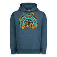 Pigment Midnight Navy easter rainbow olivia Urban Hoodie - OliviaCreatesArt
