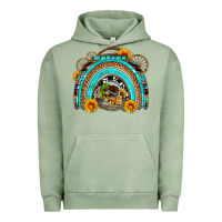 Pigment Oil Green easter rainbow olivia Urban Hoodie - OliviaCreatesArt