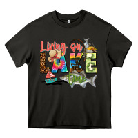 Asphalt living on lake time Heavy Core Tee - Zillion Design Studio