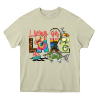 Mossy living on lake time Heavy Core Tee - Zillion Design Studio