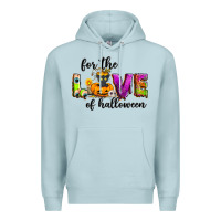 Blue Mist For the love of Halloween Premium Hoodie - NancyCooperArtShop
