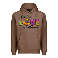 Chestnut For the love of Halloween Premium Hoodie - NancyCooperArtShop