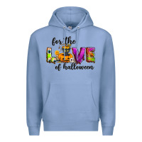 Colony Blue For the love of Halloween Premium Hoodie - NancyCooperArtShop