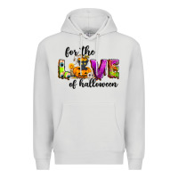 Dove Grey For the love of Halloween Premium Hoodie - NancyCooperArtShop